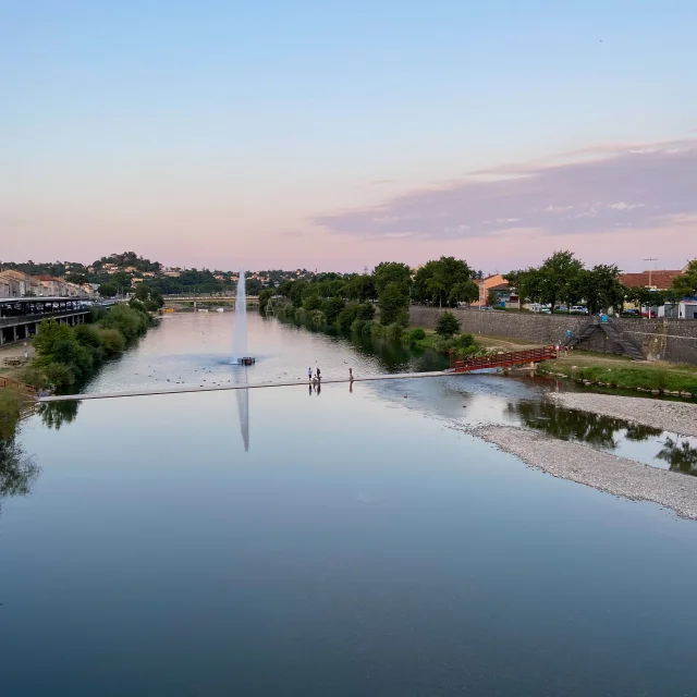 Rivière Gardon à Alès, Gard