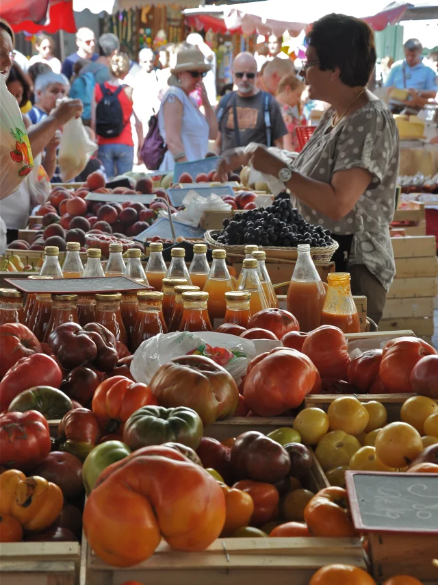 Marché Anduze © Bernadette Price
