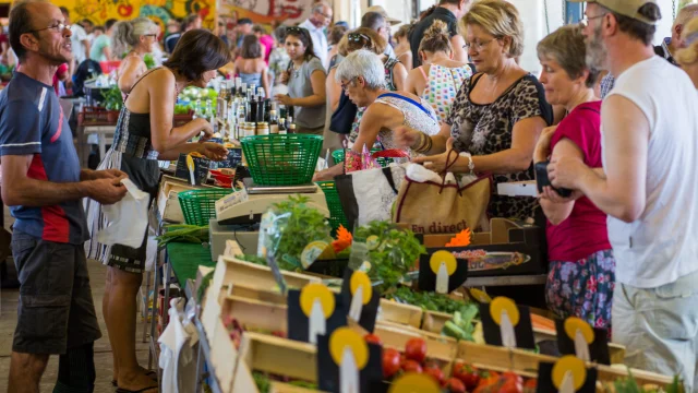 St Jean Du Gard Vegetable Market