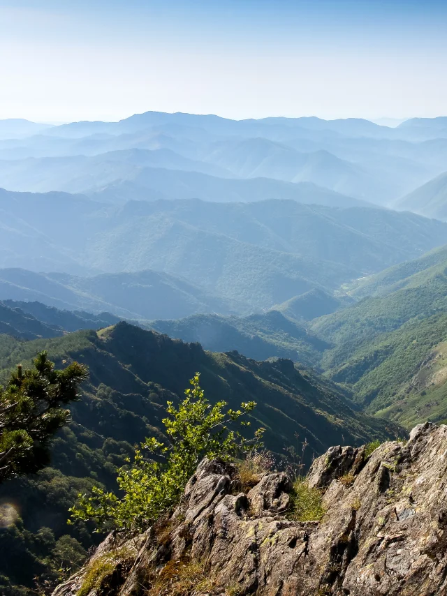 Cevennen - Hérault-vallei vanaf de Aigoual