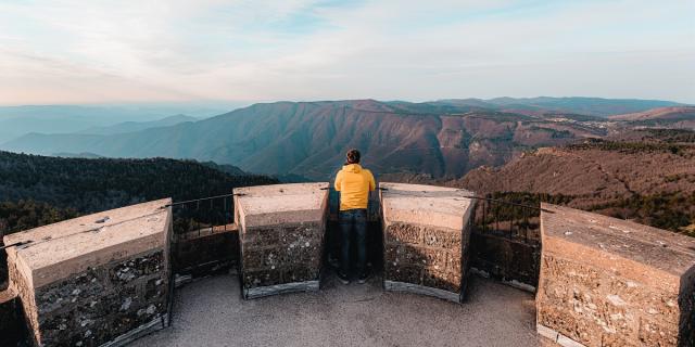 Panorama from the Observatory of Mont Aigoual