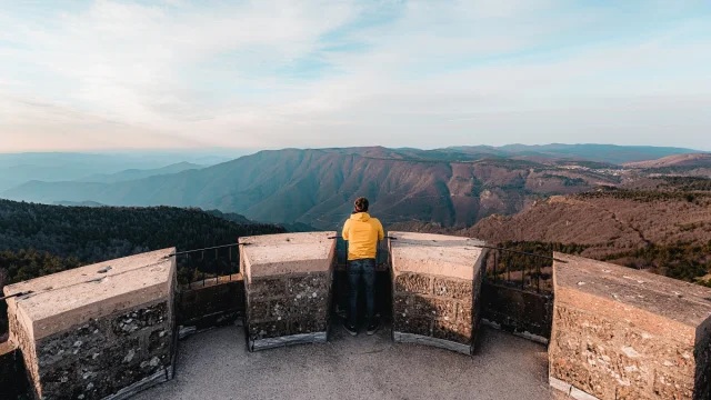 Panorama depuis l'Observatoire du Mont Aigoual