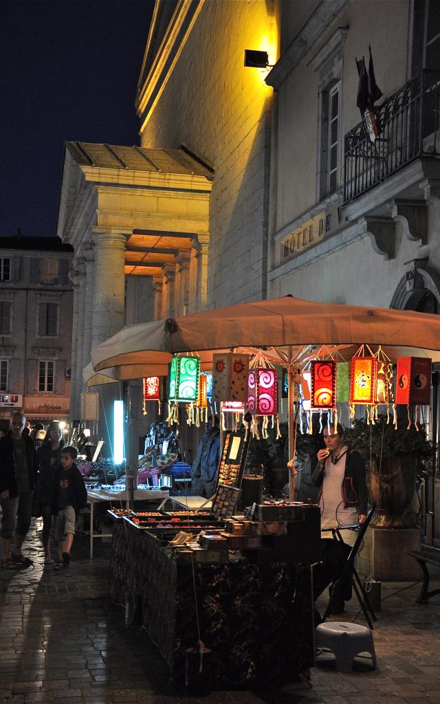 Marché nocturne d'Anduze