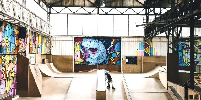 Skatepark Roller Trottinette