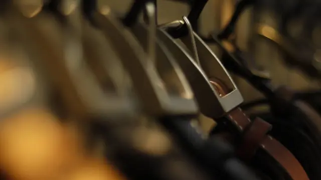 Leather belt
