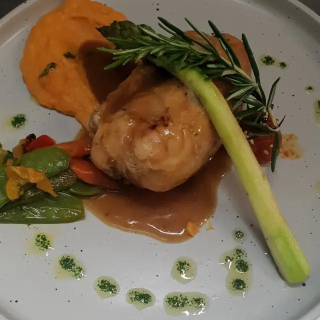 Suprême de pintade au pélardon