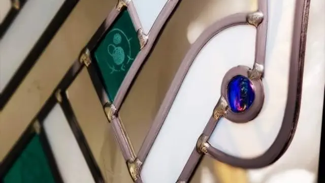 Stained glass windows Cluz