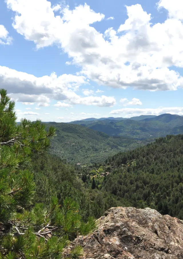 Paysages Cévenols, vue depuis le Col d'Uglas