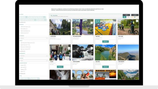 Site internet - Cévennes tourisme - espace pro