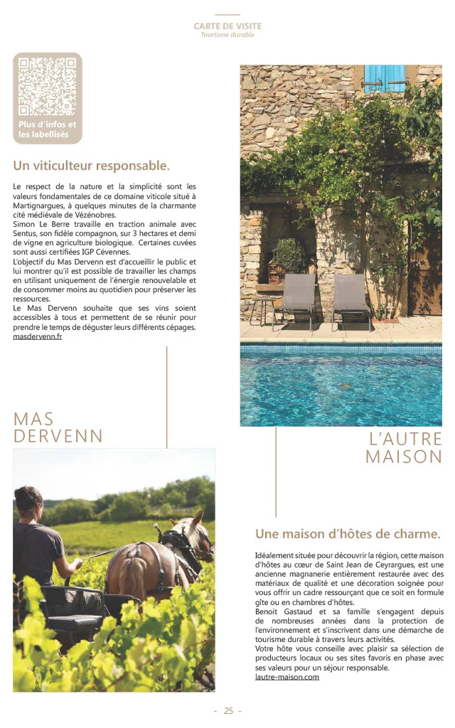 Magazine de destination page engagé(e)s