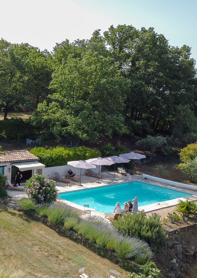 Mas cévenol et sa piscine
