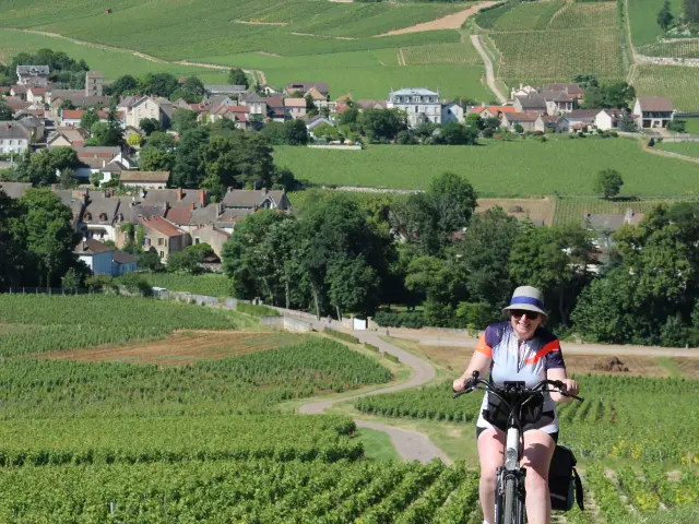 Mercurey balade à vélo