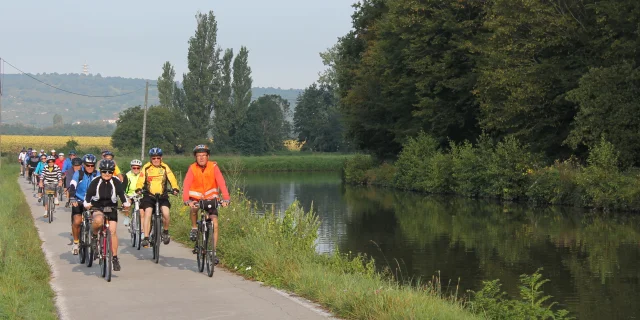 Radtourismus Am Kanal entlang