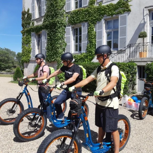 Randonnee En Trotinette Electrique Dans La Cote Chalonnaise 2