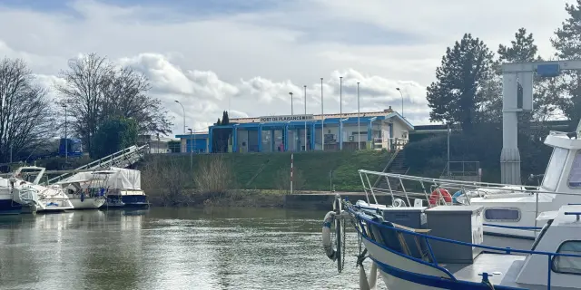 Jachthafen von Chalon-sur-Saône