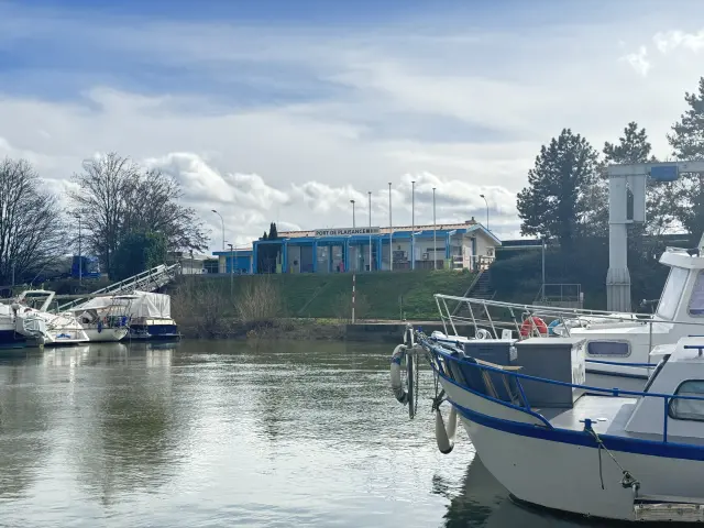 Jachthafen von Chalon-sur-Saône