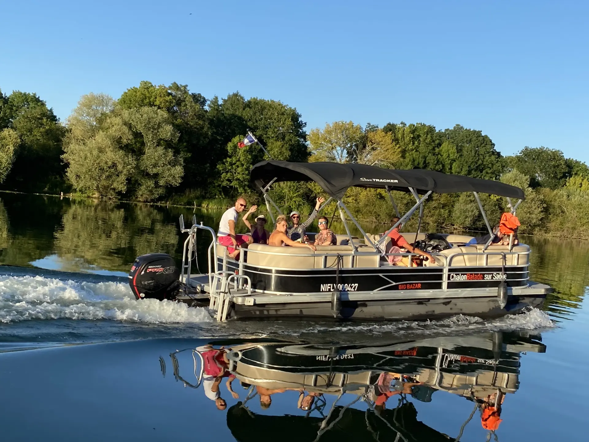 Chalon Balade Sur Saone Bateau Fluvial Navigation 2021 4