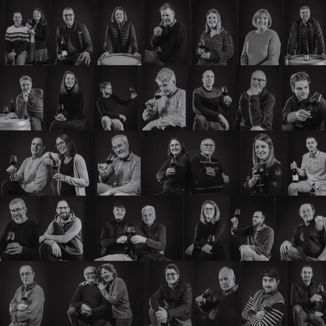 Panoramique Portraits Vigneronnes Photographe Andres Fluxa