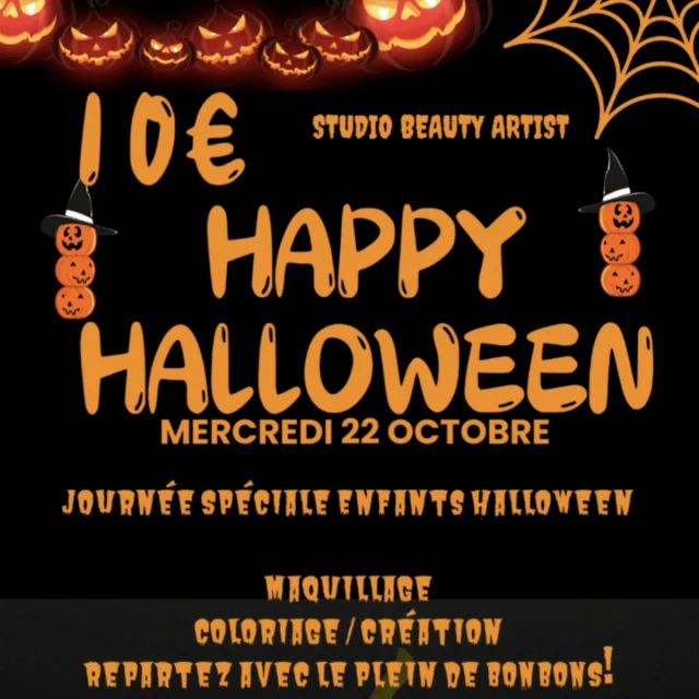 Session Maquillage Halloween Enfants