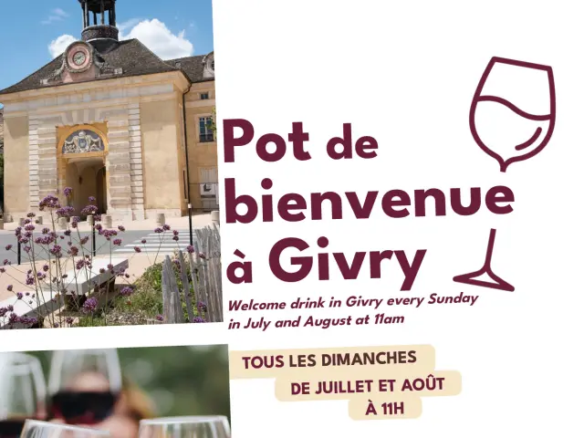 Pots de bienvenue à Givry