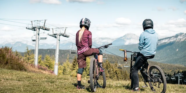 VTT de Descente à la Féclaz, Savoie Grand Revard