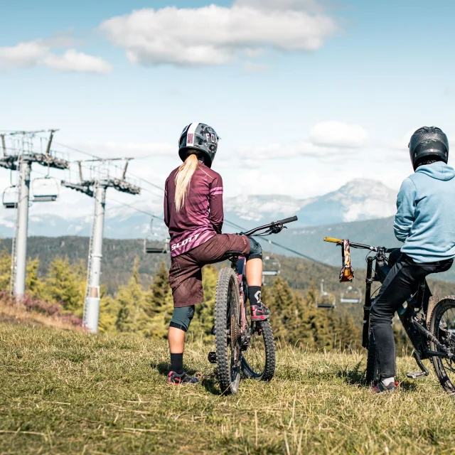 VTT de Descente à la Féclaz, Savoie Grand Revard
