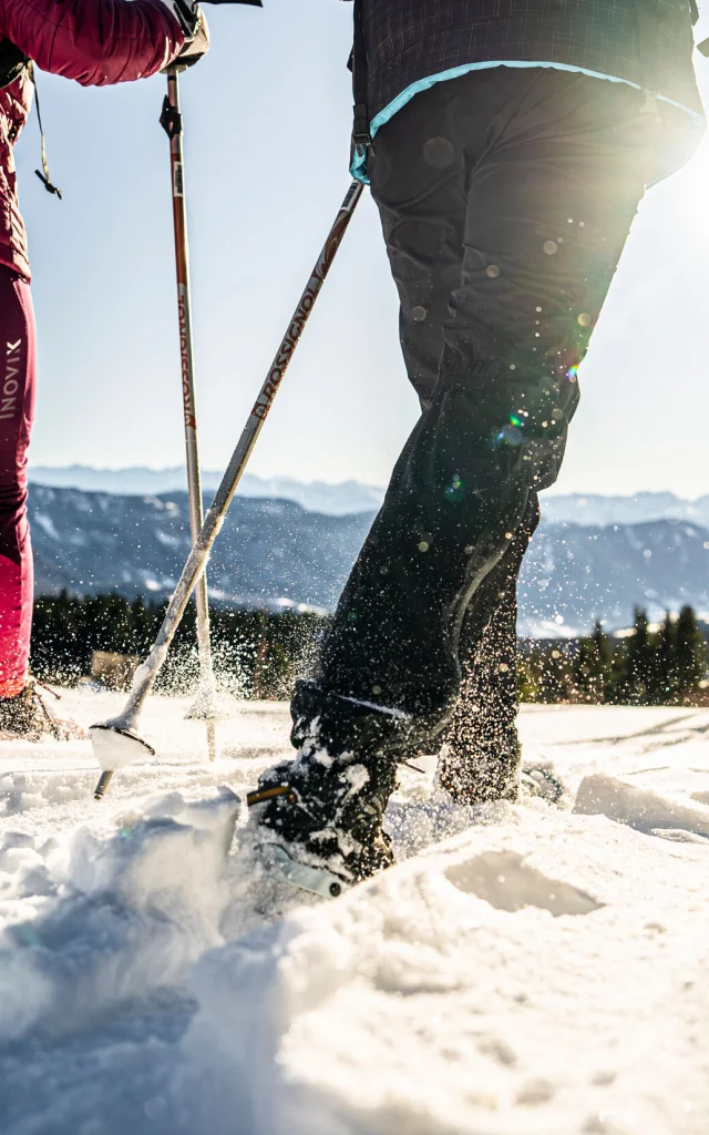 Snowshoeing and cross-country skiing - Savoie Grand Revard