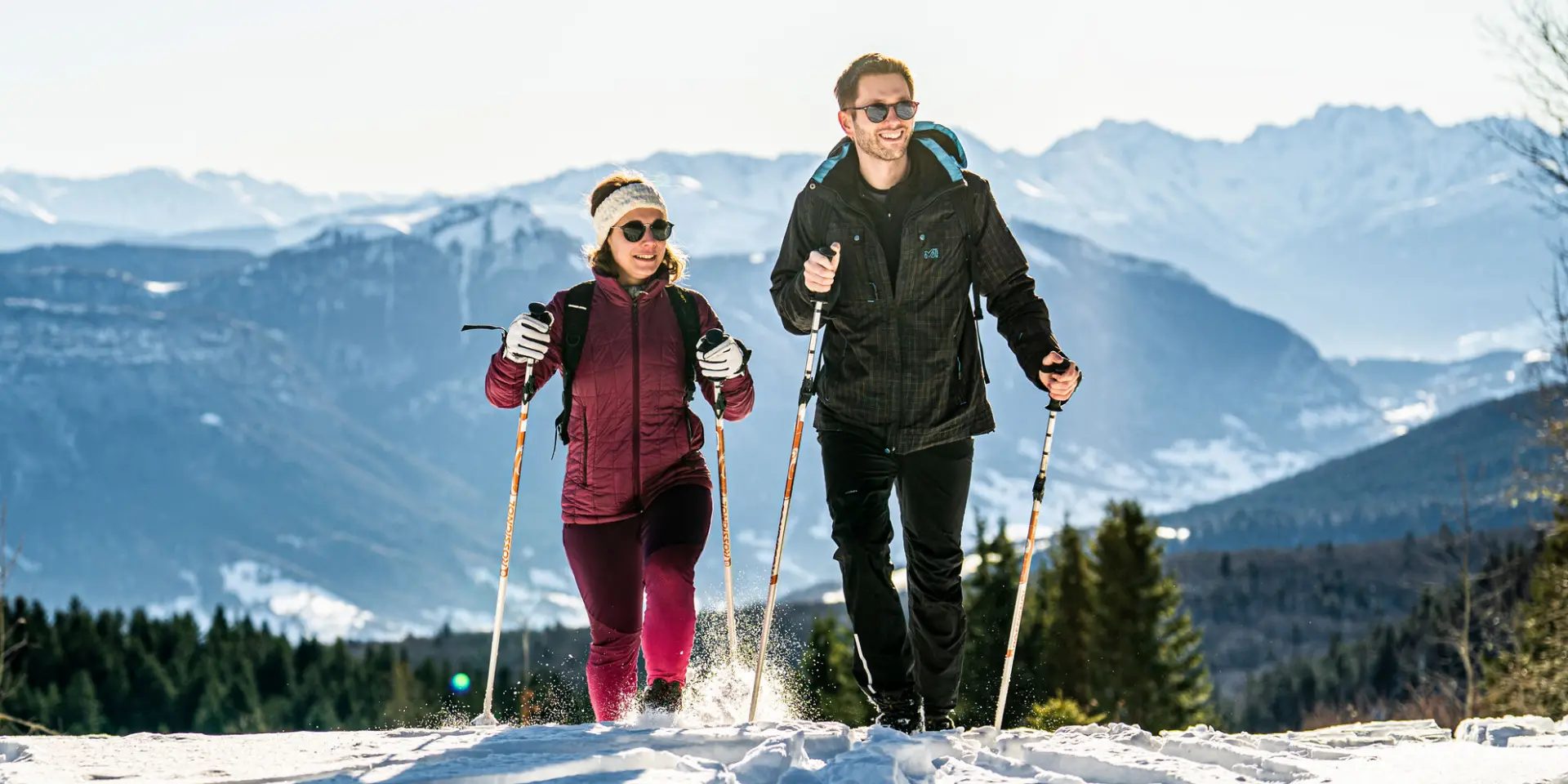 Snowshoeing and cross-country skiing - Savoie Grand Revard
