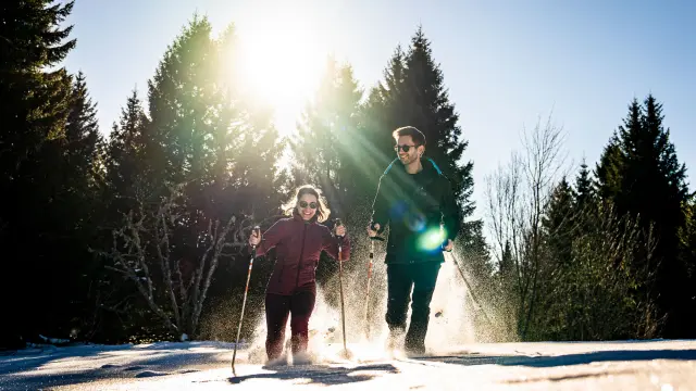 Sneeuwschoenwandelen en langlaufen - Savoie Grand Revard