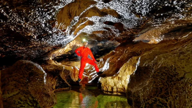 20161024 0355 Matthieu Thomas Karst 3e Savoie 73 Grotte De Prerouge