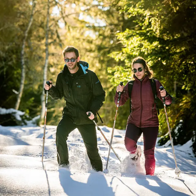 Snowshoeing and cross-country skiing - Savoie Grand Revard