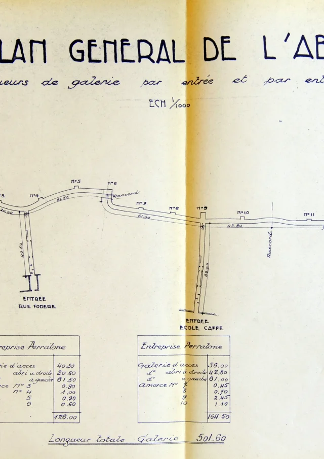 Plan - Abri de Bellevue