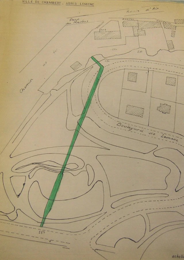 Plan - Abri du clos Savoiroux
