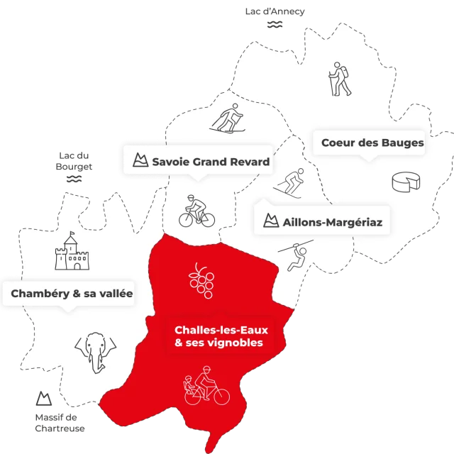 Chambery Map Challes Les Eaux