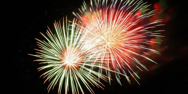 Descente Feu d'artifice Revard