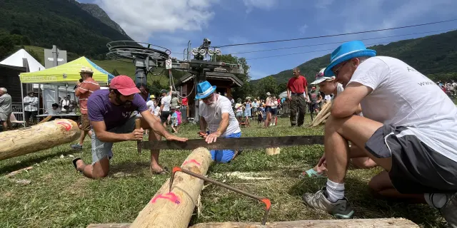 Concours de bûcherons - Aillon