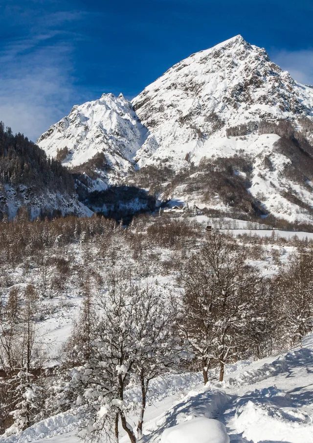 Hautes-Alpes (05), Vallée du Champsaur, Champoléon, Gîte et chambre d'hôtes la Pierre de l'Ours //  Hautes-Alpes (05), Champsaur valley, Champoléon, lodging and guest room Pierre de l'Ours