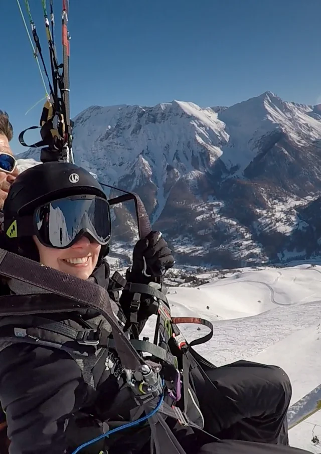 Vol biplace en parapente à Orcières