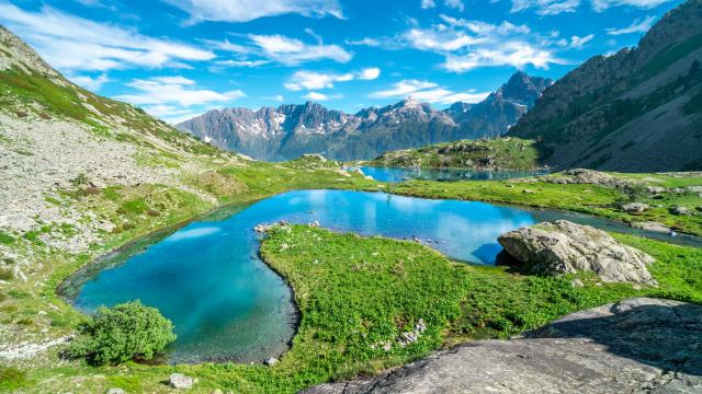Lacs de Pétarel dans la vallée du Valgaudemar
