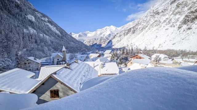 La Chapelle en Valgaudemar en hiver