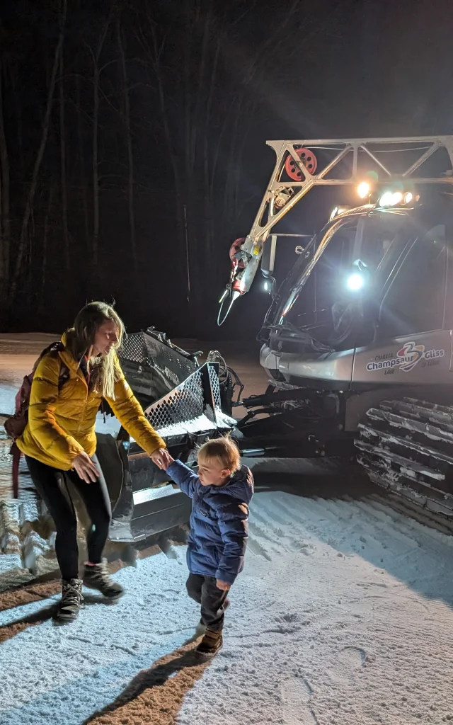 Dameuse à Saint Léger les Mélèzes