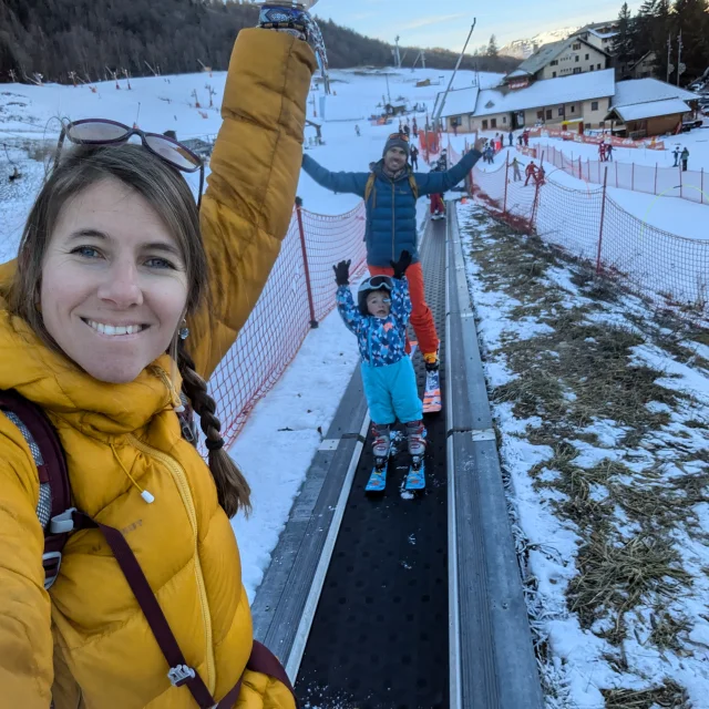 Selfie Lucie et Jeremy @Dodosoustente à Saint Léger les Mélèzes