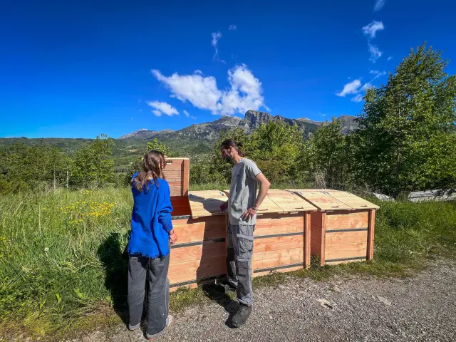 Exemple de composteur collectifs