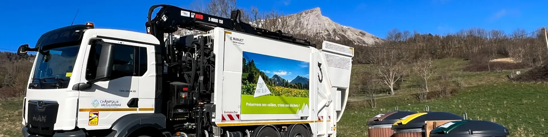 Gestion des déchets et tri selectif en Champsaur Valgaudemar