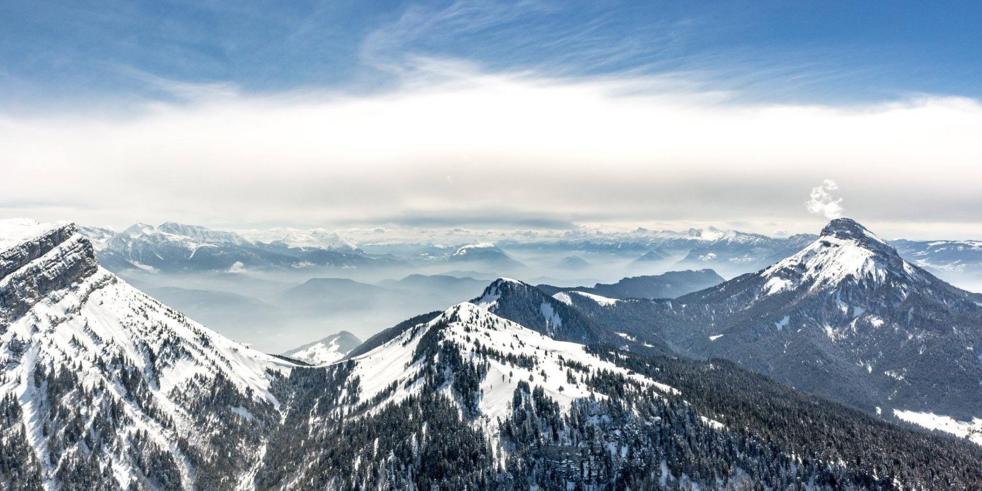 Chartreuse Vue Du Ciel Parapente Hiver