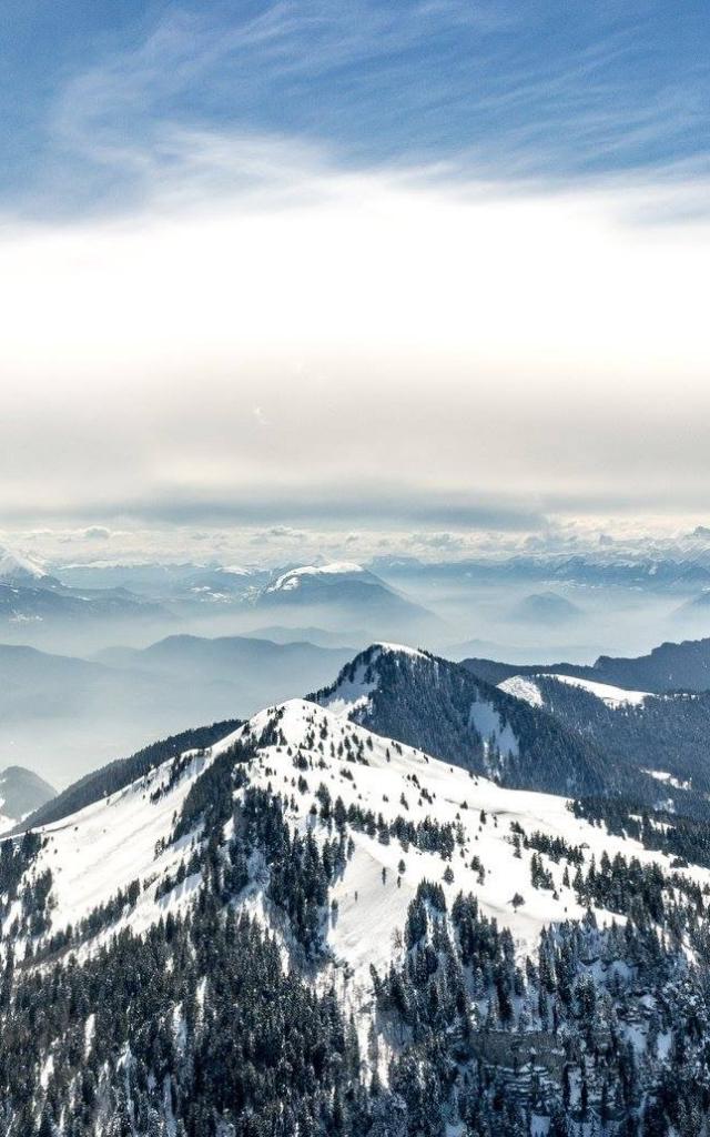 Chartreuse Vue Du Ciel Parapente Hiver
