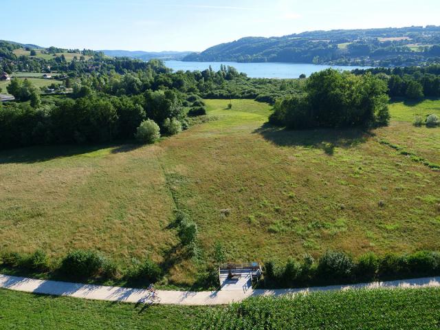 Chemin Des Marais Paladru Montferrat Vue Drone Lac Paladru
