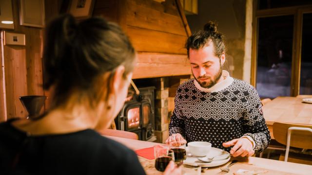 Repas à la Ferme de Brévardière