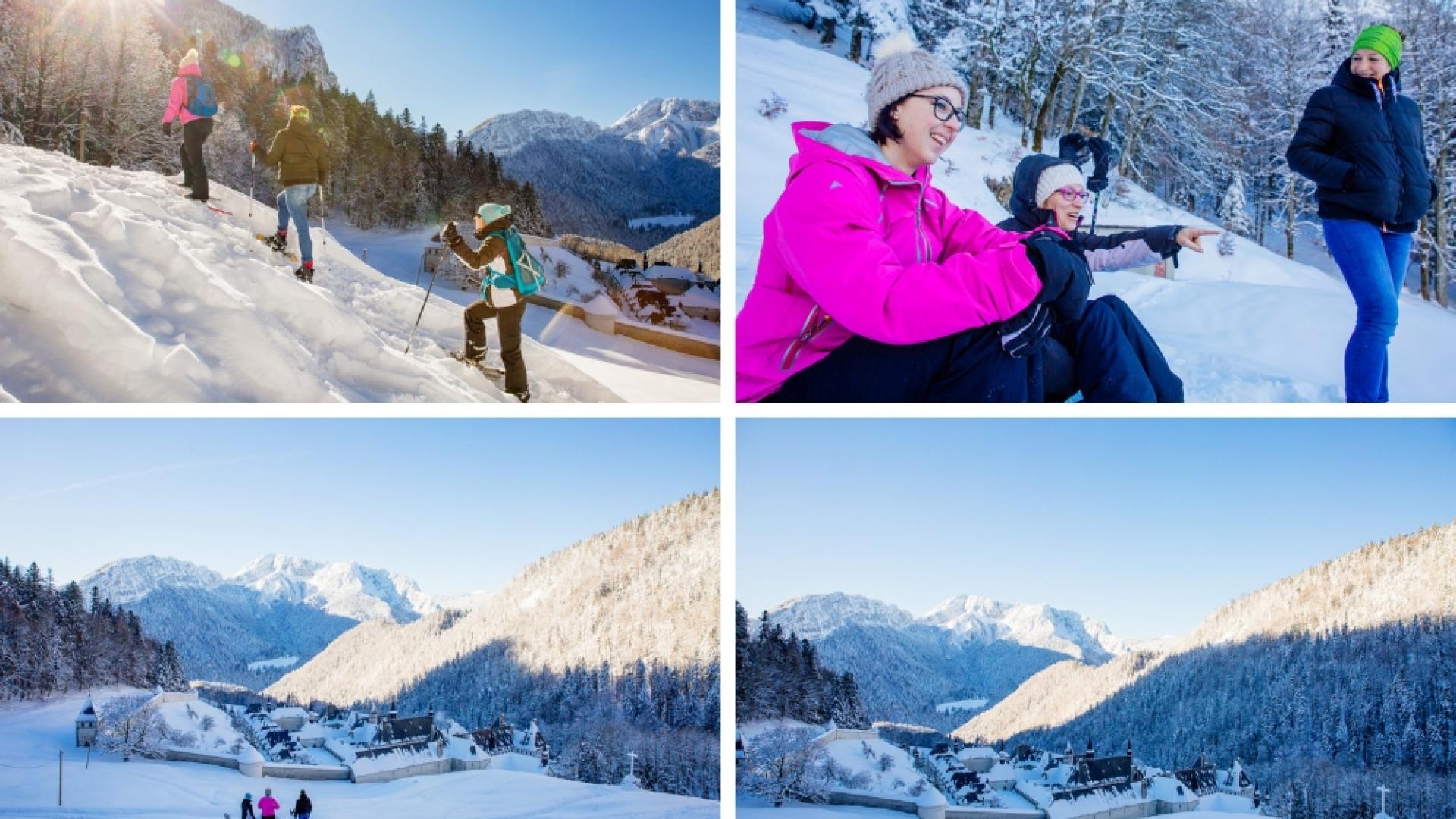 Balades à SaintPierre de Chartreuse une journée neige entre filles