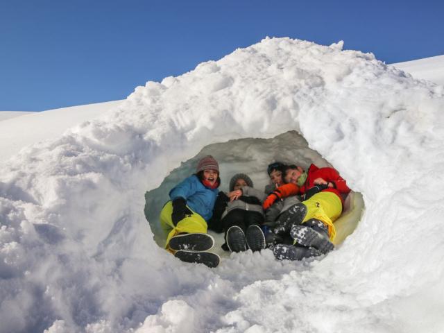 L'igloo est construit !